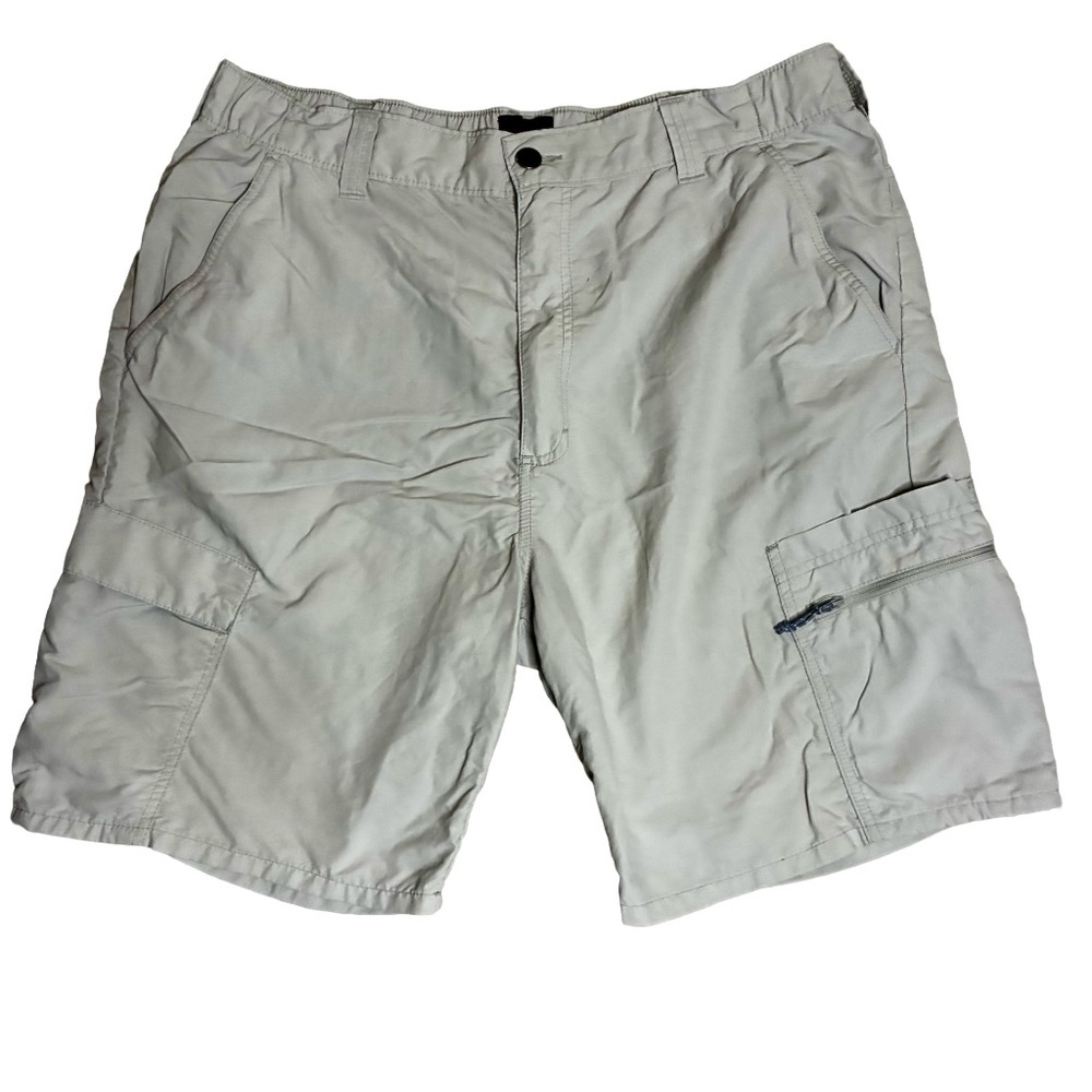 Wrangler Men’s Outdoor Performance Zip Cargo Shorts Size 36 Hiking Utility